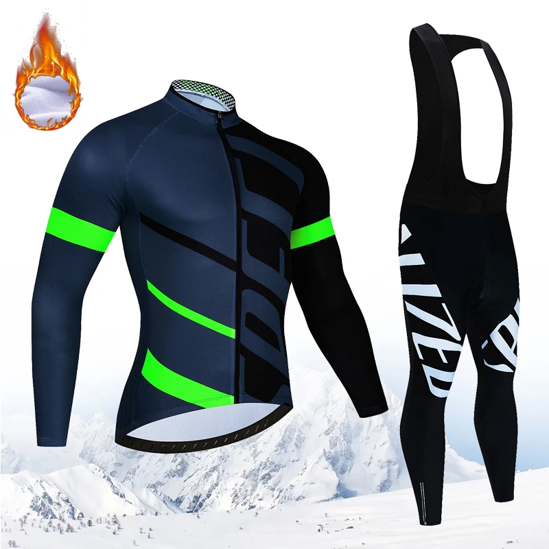 

Зимняя велосипедная рубашка, мужской костюм, велосипедная Спортивная Джерси 2023, профессиональный костюм команды, велосипедные брюки, Мужск...