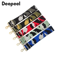 deepeel 5cm wide bag straps camouflage shoulder strap fashion color handbags belt 80130cm adjustable crossbody bags accessories