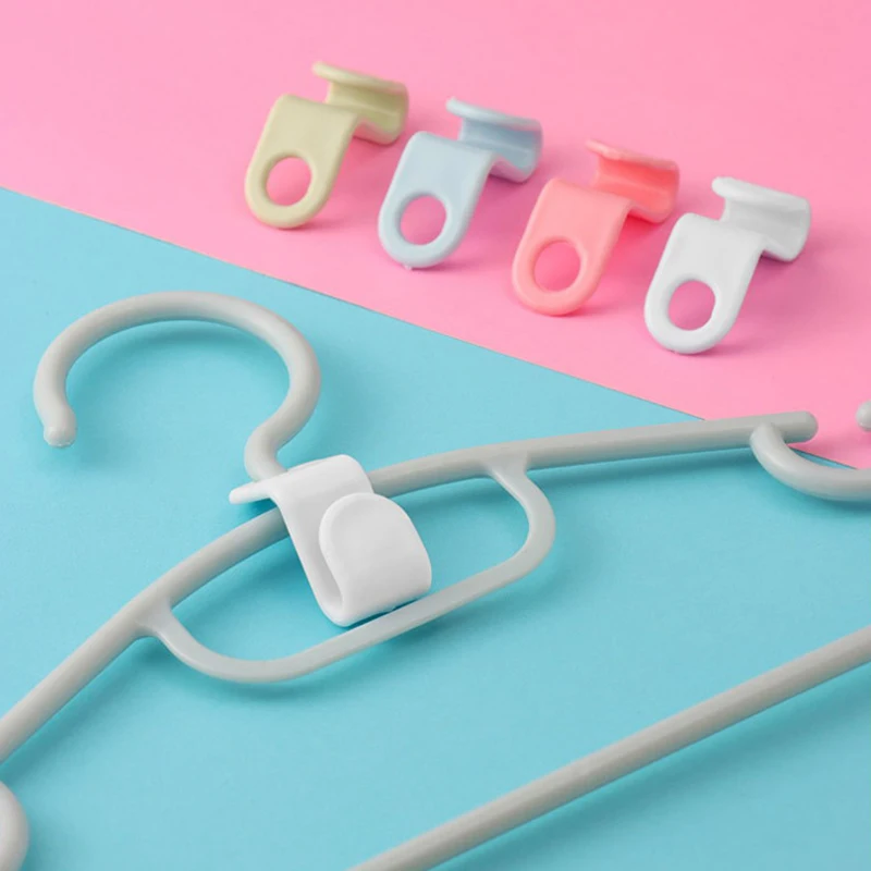 

10Pcs/Set DIY Clothes Hanger Home Easy Hook Closet Organizer Storage Rack Holder Hook Mini Clothes Hanger