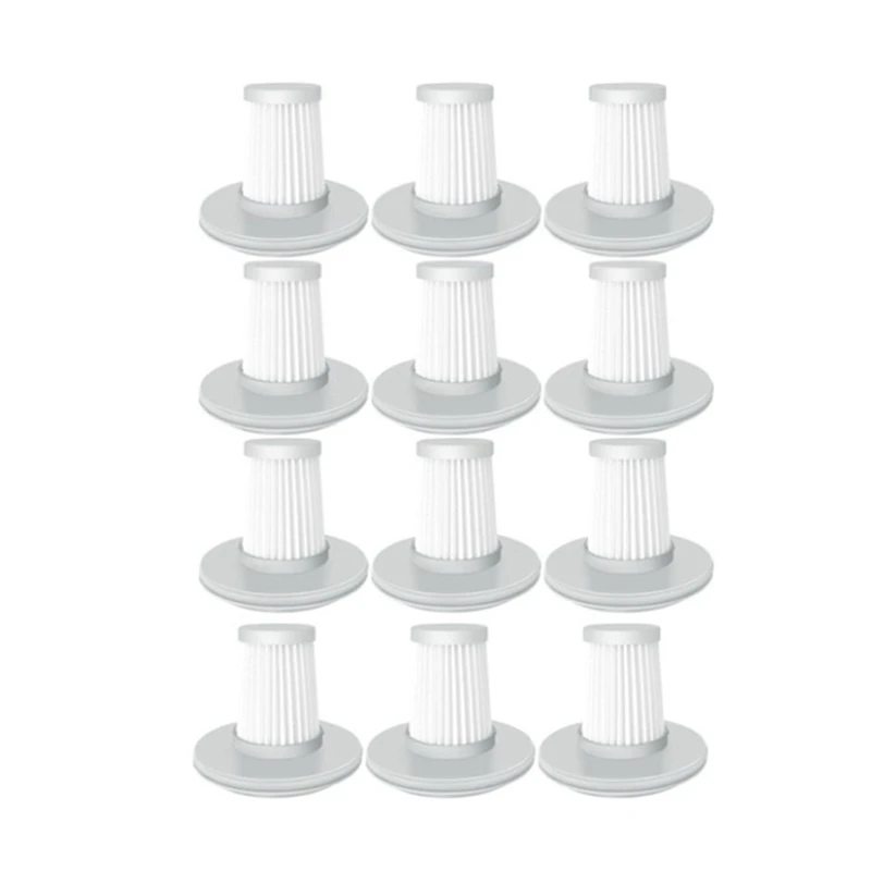 

12Pcs HEPA Filter Replacemnet Parts Spare Accessories For Xiaomi Mijia Mite Removal Vacuum Cleaner MJCMY01DY