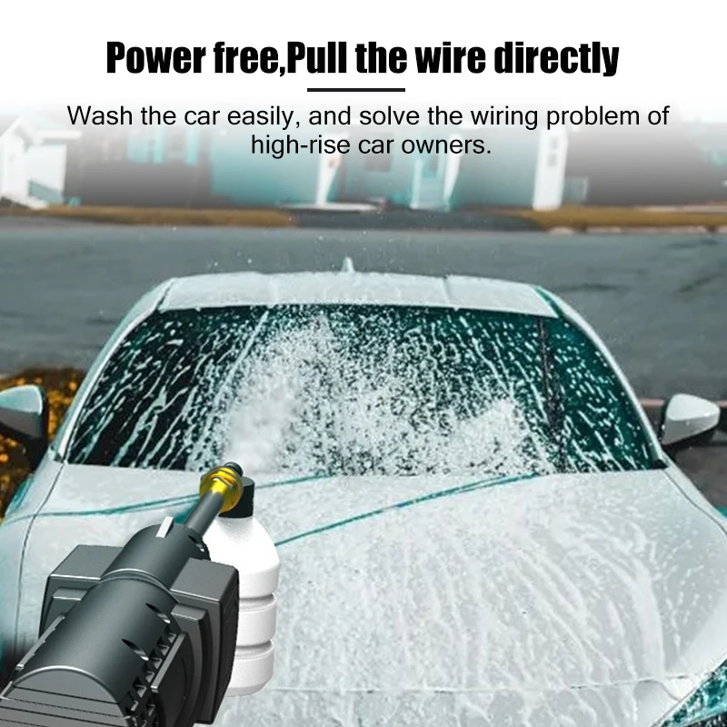 

Беспроводной пистолет-распылитель для мойки автомобиля, 22000 мАч