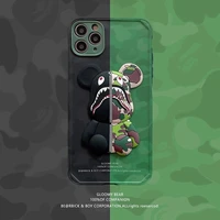 disney cartoon new camouflage 3d stereo cartoon phone case for iphone 13 12 11 pro mini xs max 8 7plus x xr silicone soft cover