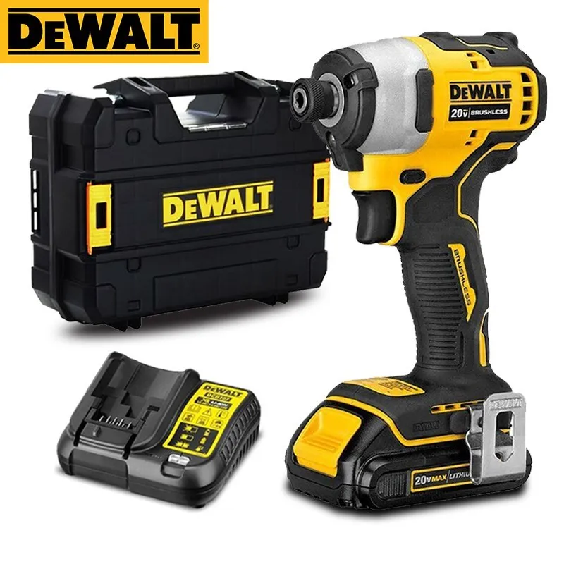 

DEWALT 20V Impact Cordless Screwdriver Electric Screwdriver Brushless 190NM Drill DCF809M2 Variable Speed Rechargeable Drill