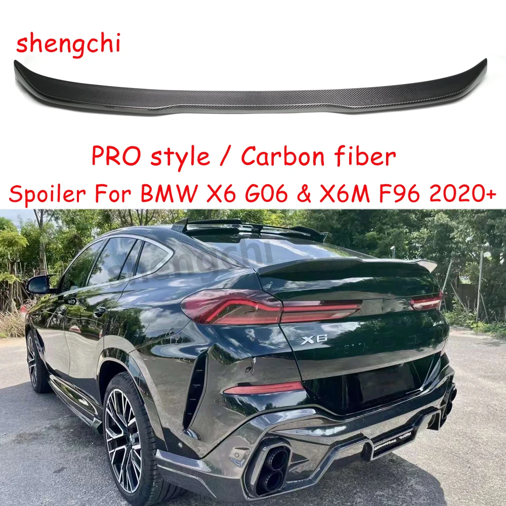 G06 PRO Стиль Настоящее углеродное волокно автомобильное заднее крыло для