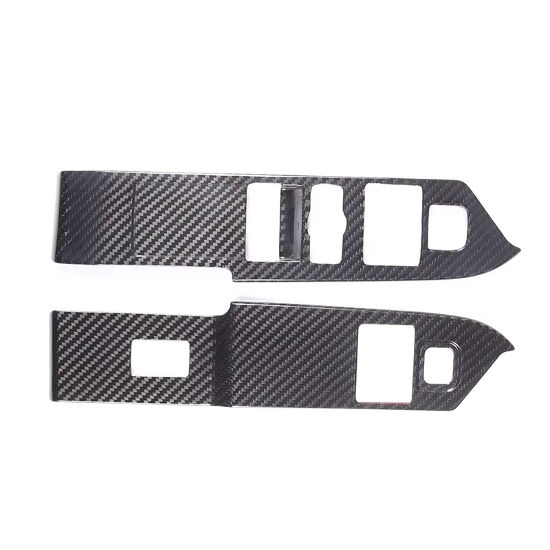 Сухой карбоновый переключатель подъема окна накладка на рамку для Land Rover Defender 90