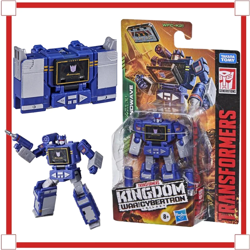 

TAKARA TOMY Transformers War for Cybertron Kingdom Core Soundwave Animation Movable Doll Toys