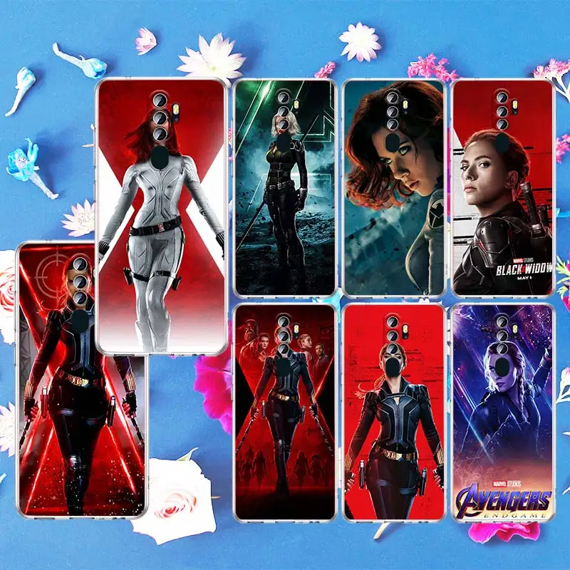 

Marvel Black Widow Gril For OPPO Find X5 X3 X2 Neo Lite A74 A76 A72 A55 A54S A53 A53S A16S A16 A9 A5 Transparent Phone Case