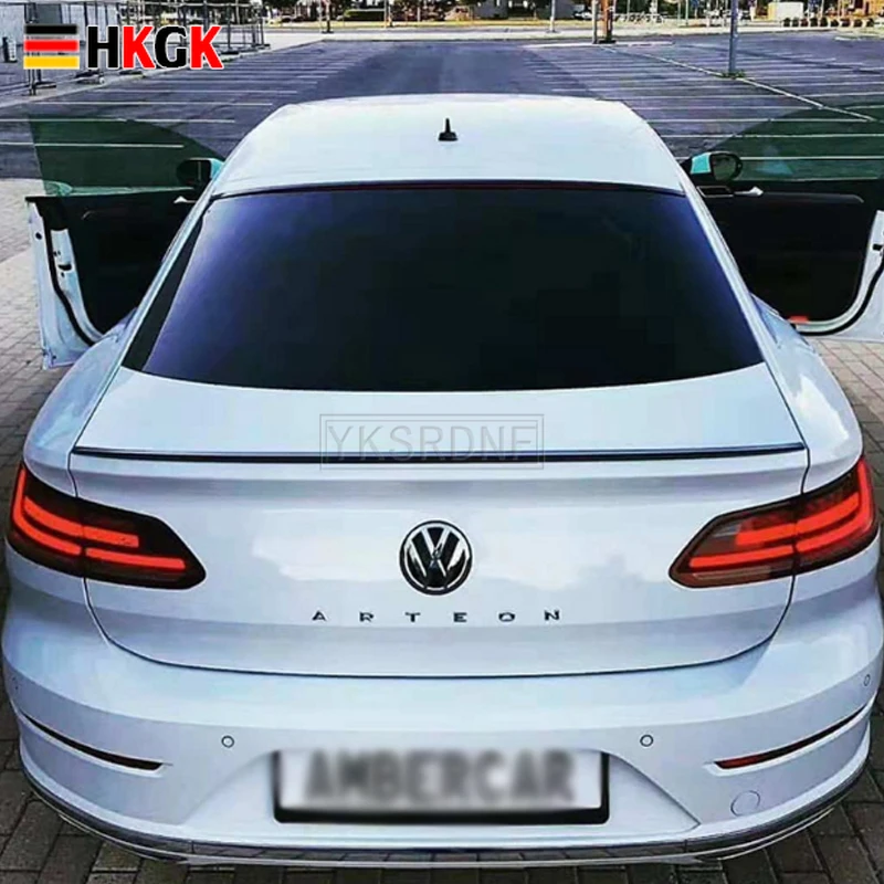 

Для 2019 Volkswagen New CC Arteon Спойлер ABS Материал грунтовка Цвет дар украшение в виде хвостового крыла задний багажник спойлер