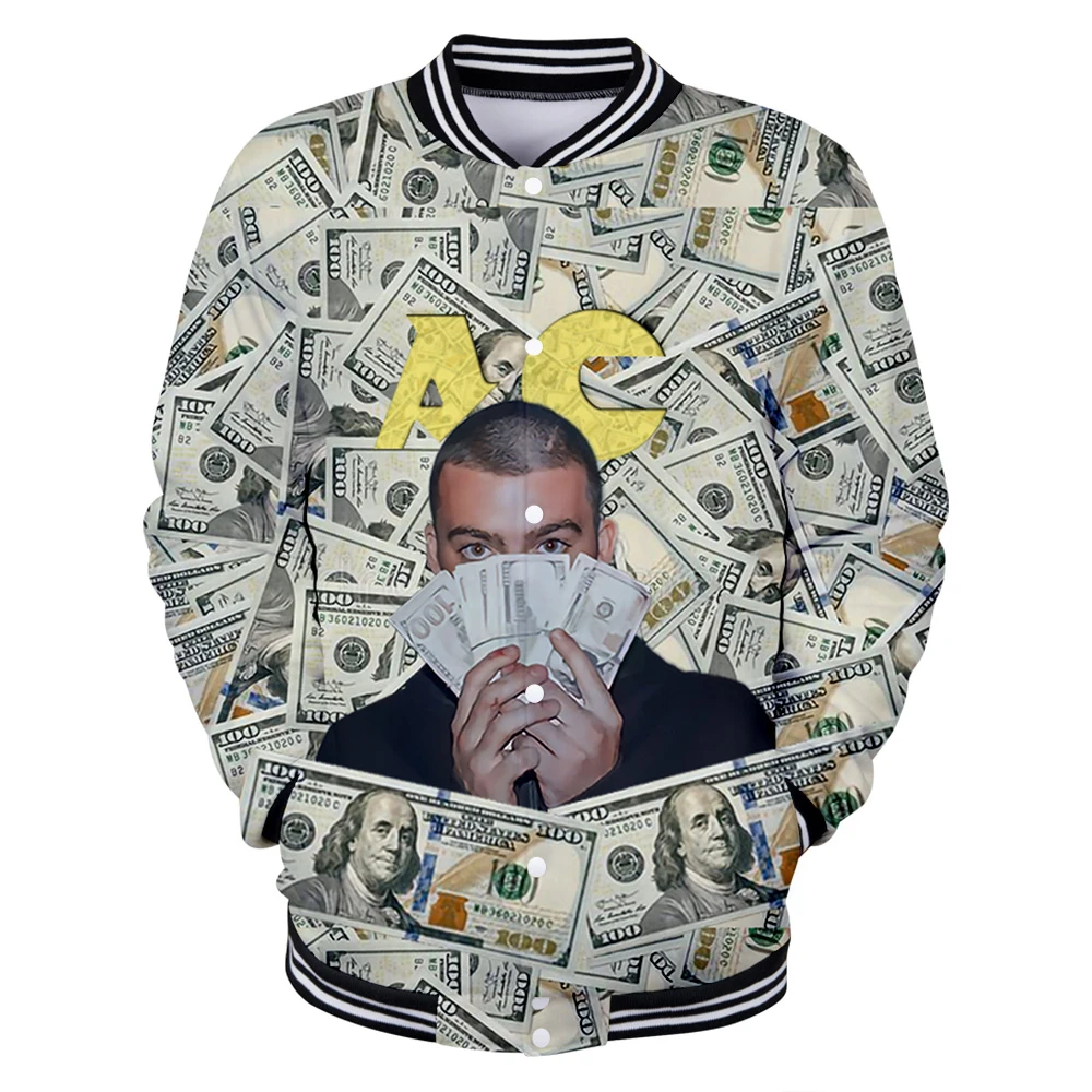 

Angus Cloud Baseball Jackets Women/Men 3D Prints Fashion Streetwear Jacket
