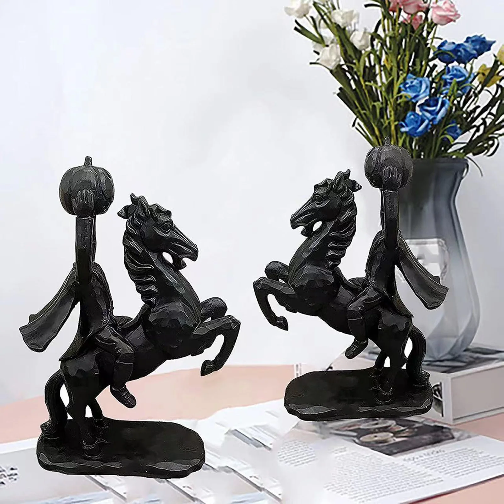 ZK20 22 см по высоте безголовая статуя вершака с тыквой ужас безголовый вершник