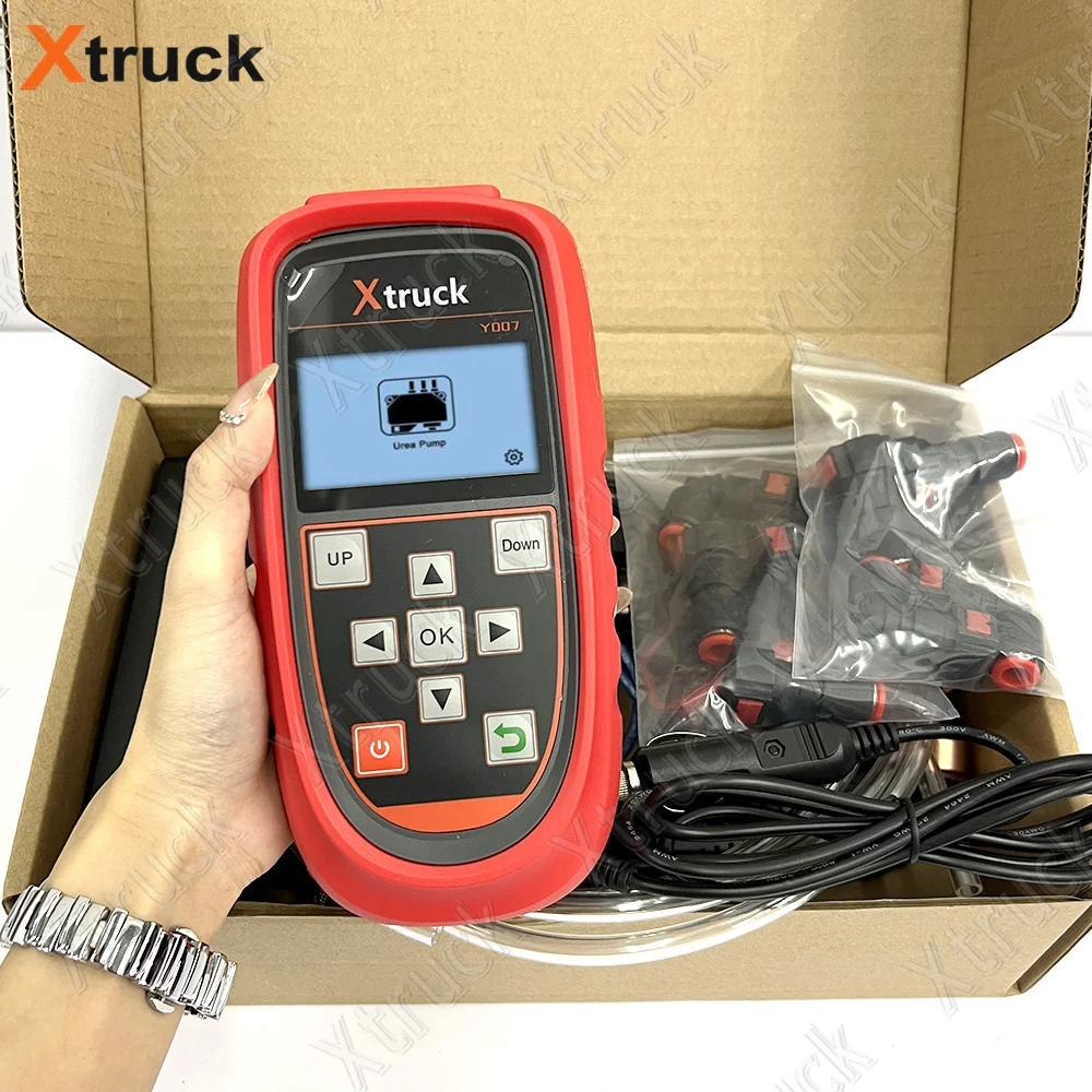 Диагностический инструмент Xtruck Y007 поддержка мочевины для 6,5/2,2 мочевины насос для дизельного автомобиля тест на впрыск повышающее давление
