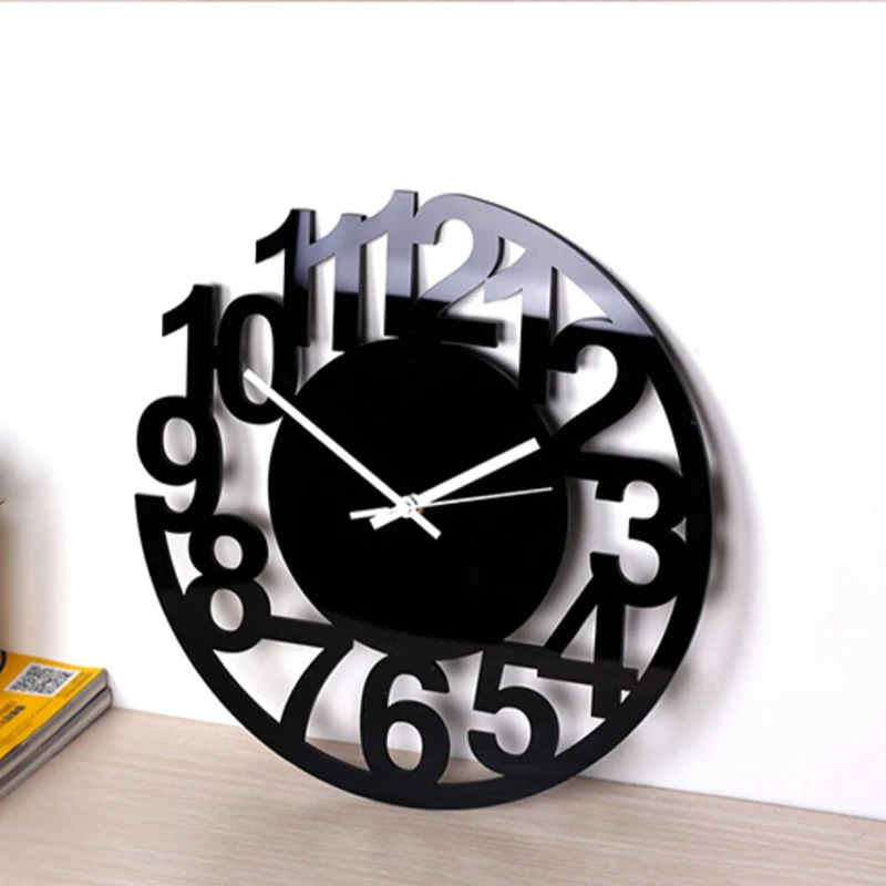 Reloj de Pared Digital con batería, Reloj de Pared creativo, nórdico, único,...