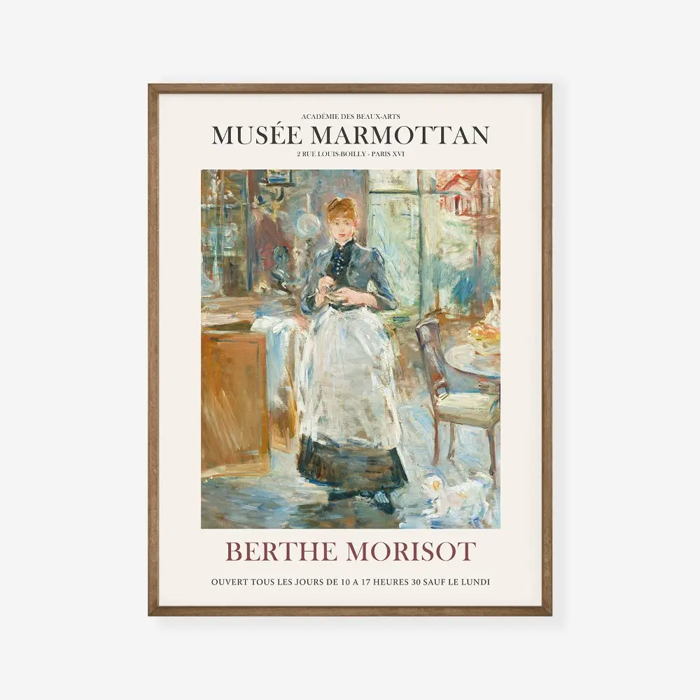 

Художественный постер Berthe Morisot для столовой 1886, постер для выставки, картина для комнаты, Декор для дома, винтажный принт, без рамки