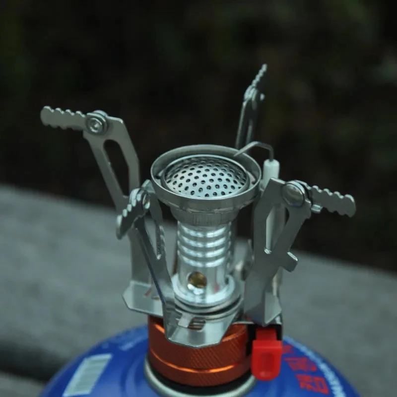 

Outdoor Camping Portable Gas Stove Fold Removable High Power Stove Multi Fuel Adjustable Energy-saving Stove Cooker Picnic Tools