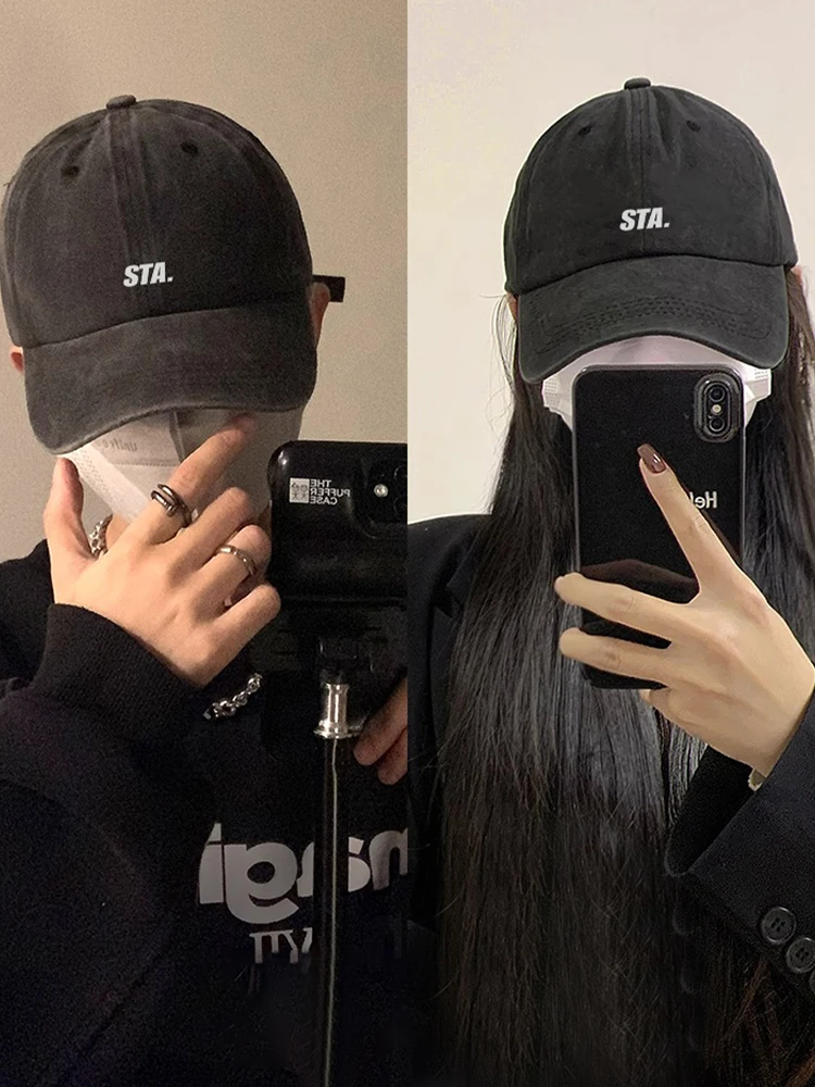 Бейсболка STA Мужская/женская с потертым козырьком стильная брендовая Кепка от