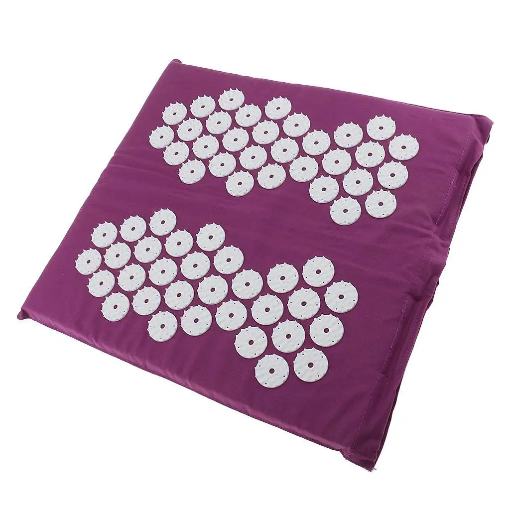 

Spiky Acupressure Foot Sole Mat Reflexology Acupuncture Massage Pad Purple
