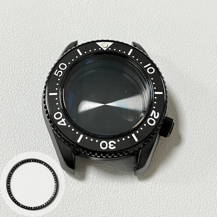 

SBDX001 Case PVD MM35 Homage Modified Ceramic Bezel Sapphire For NH35 NH36 Movement Automatic Diver Watch Accessrories 20Bar