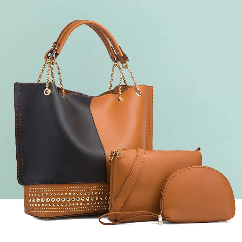 

Luxury one-shoulder messenger bag tote bag Bolsa 4 pieces/set women's composite bag high-quality women's handbag