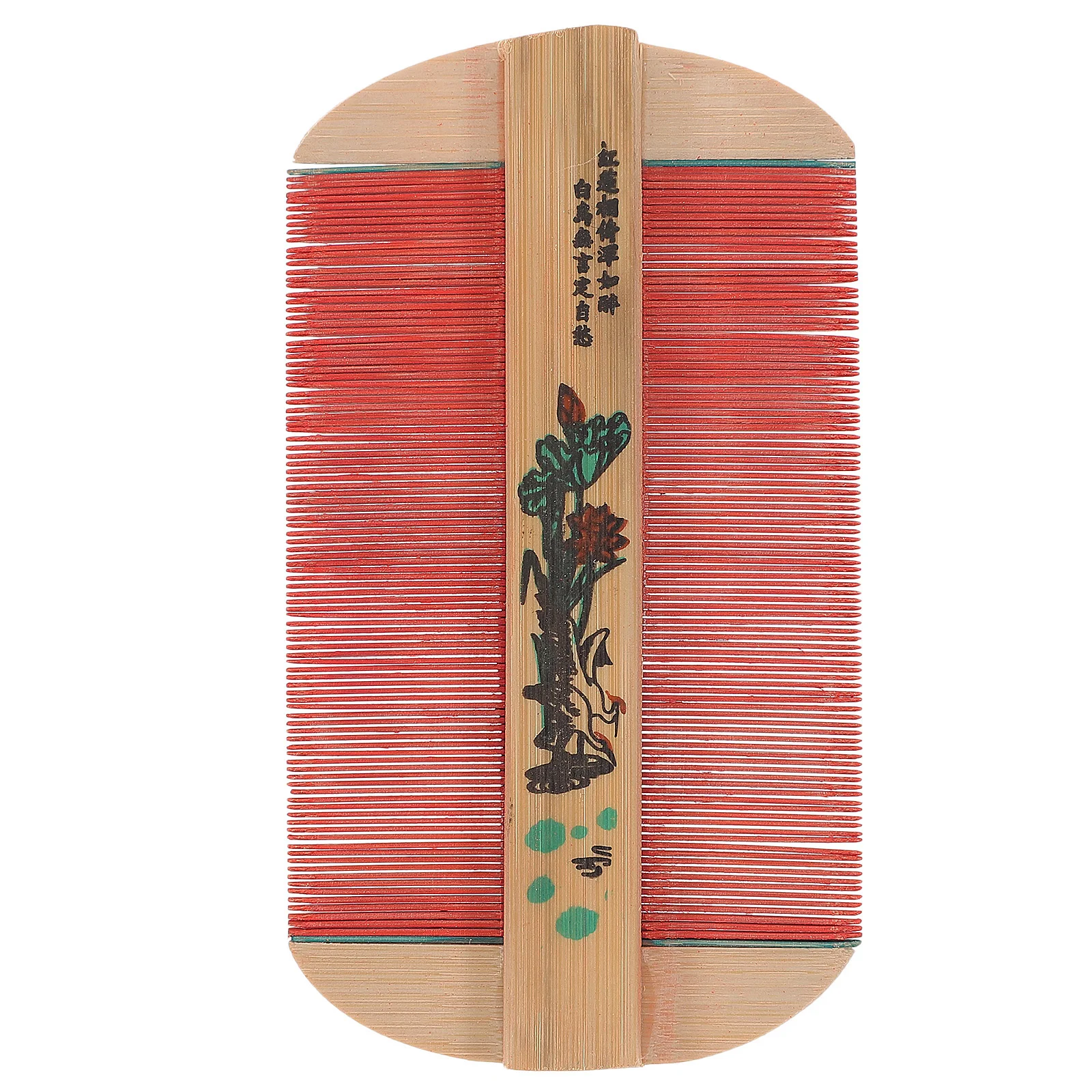 

1pcs Comb Comb Practical Hair Comb Hair Comb Wood Hair Comb Flea Comb Double-faced Hair Comb