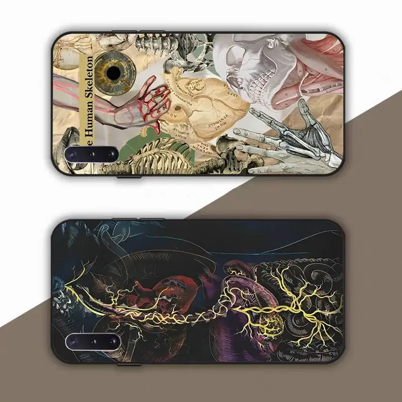 

Medical Human Anatomy Phone Case For Samsung Galaxy Note 10Pro Note20ultra note20 note10lite M30S Coque