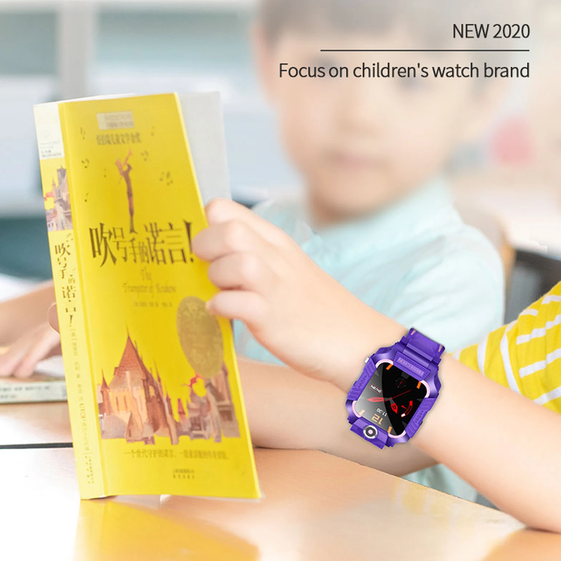 Смарт-часы Icreative Z8 детские водонепроницаемые 2G с SIM-картой возможностью поворота