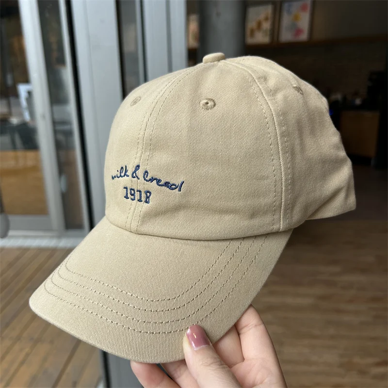 Новая вышивка букв Make Your Face Look Менше Бейсболка Мужская и женская летняя шляпа от