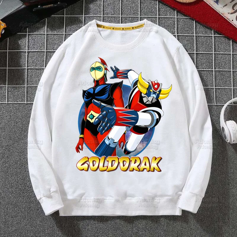 

Manga Goldorak Ufo Robo Anime Hoodies Women/Men Fashion Mazinger Grendizer Hooded Sweatshirt Hot Sale Casual Clothes