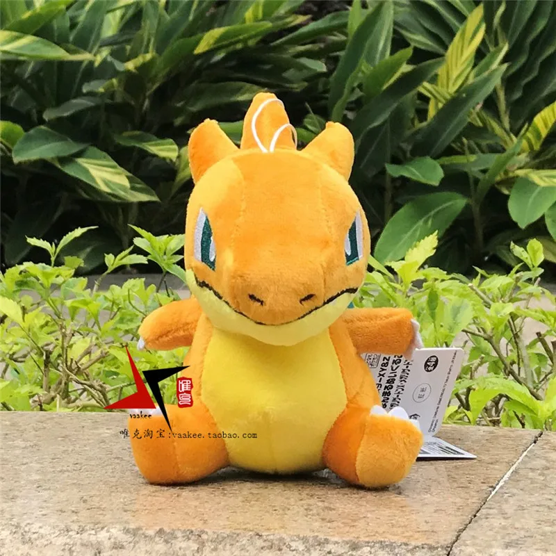 

Charizard Pokemon flash yellow Q версия огнеупорного дракона, плюшевая кукла, игрушка, подарок вокруг куклы