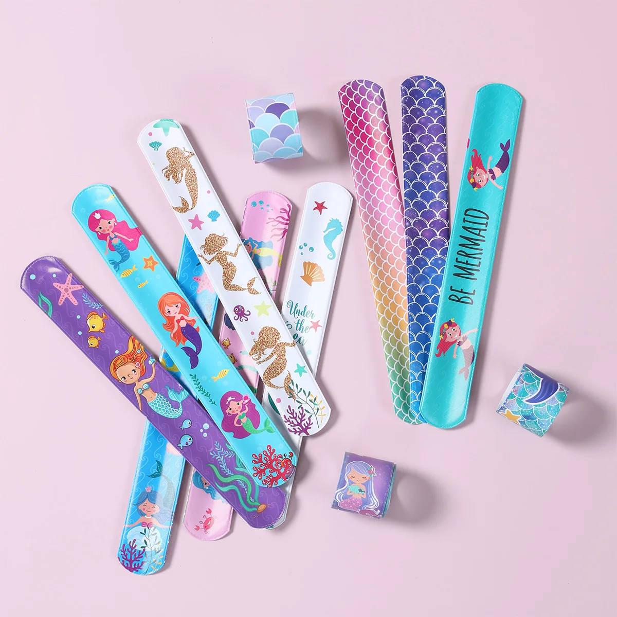 24 шт. набор браслетов с изображением русалки подарок для девочек под морем