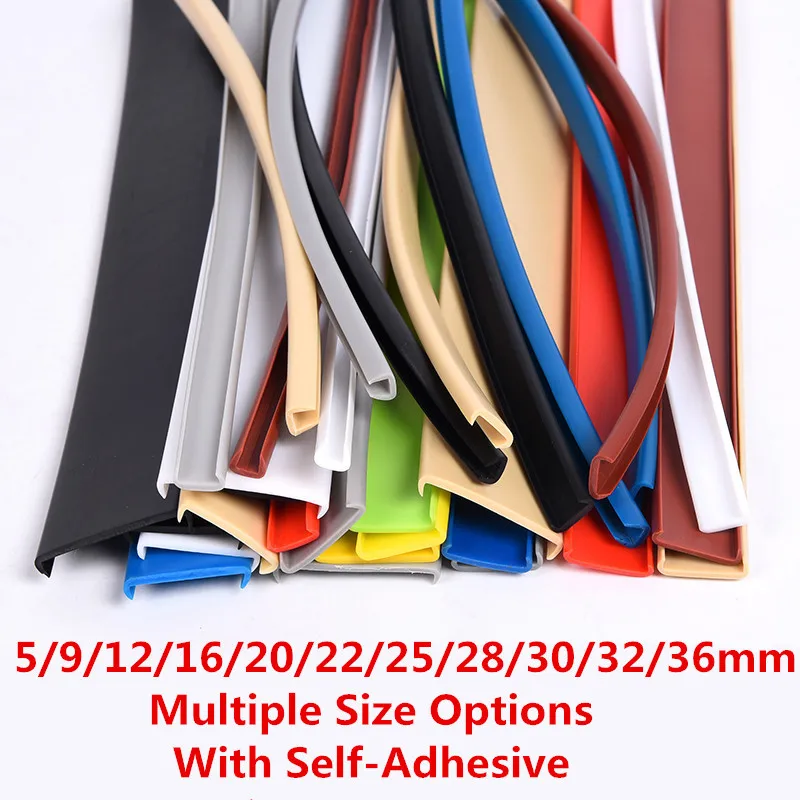

Лента U-образная самоклеящаяся, 1 м, 9 цветов, 5/9/12/16/20/22/25/28/30/32/36 мм