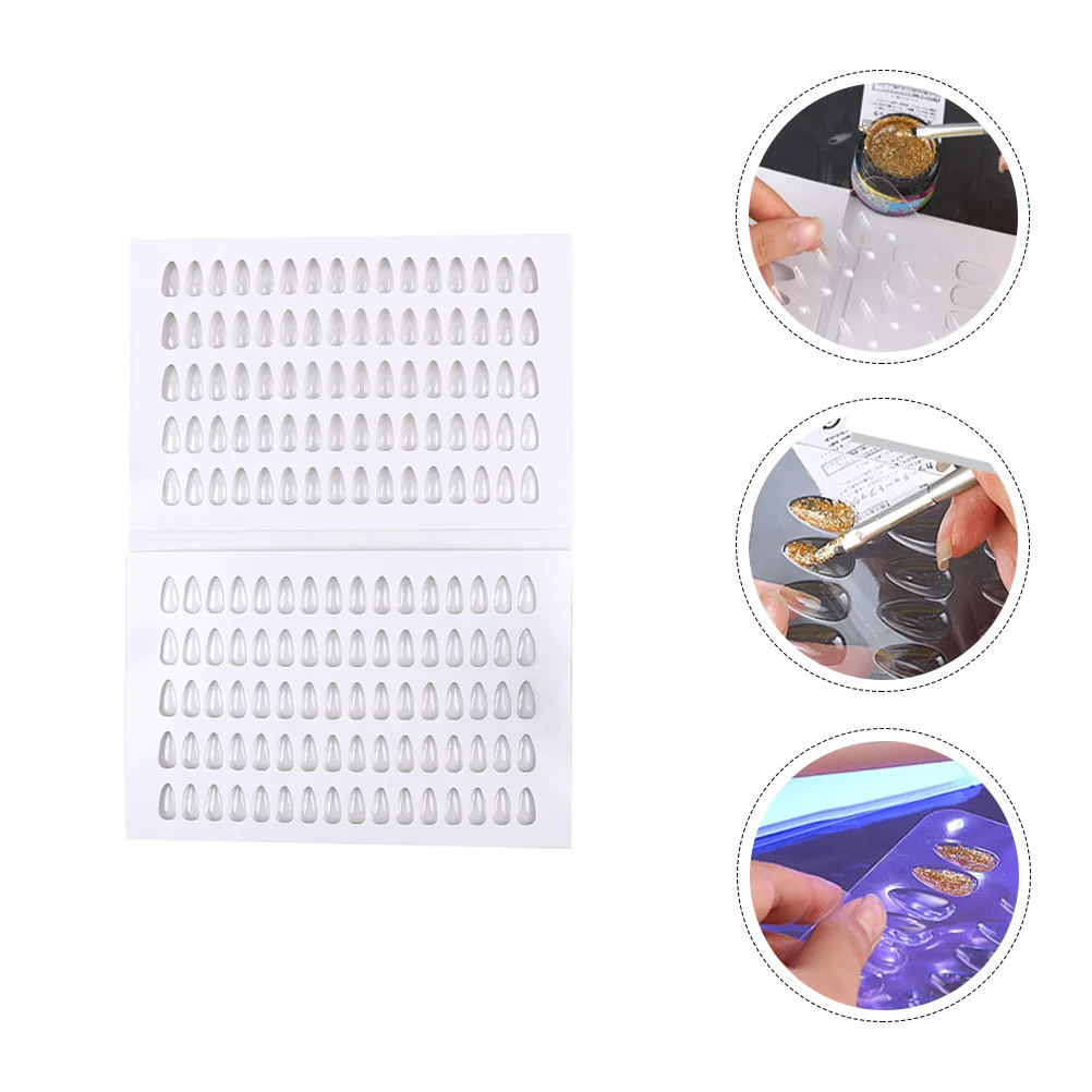 

Nail Color Display Polish Chart Board Sample Book Practice Manicure Salon Tips Tools Acrylic Design Samples Shelves Show Plate