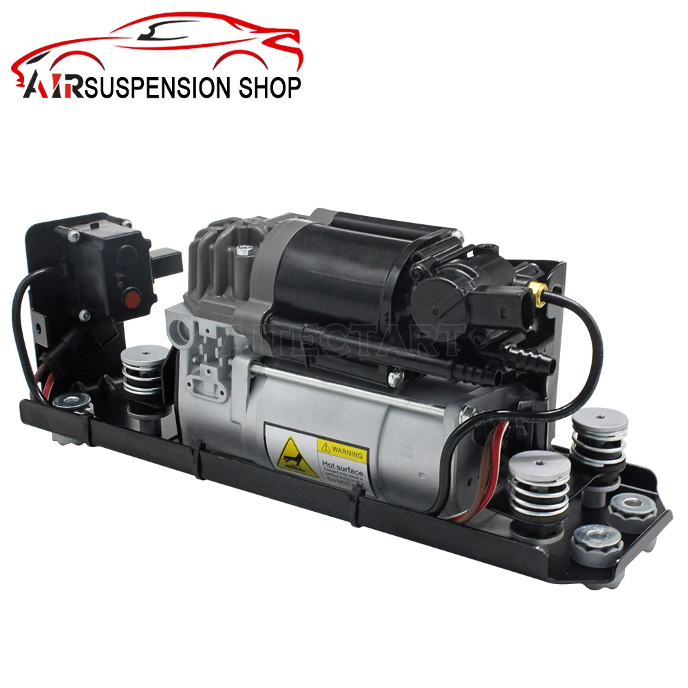 

For BMW F01 F02 740i 750i Air Suspension Compressor Pump Assembly With Distributor Valve&Bracket 37206864215 37206789450