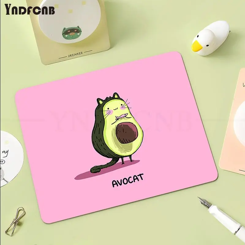 Коврик для мыши с изображением авокадо и фруктов маленький Настольный коврик в