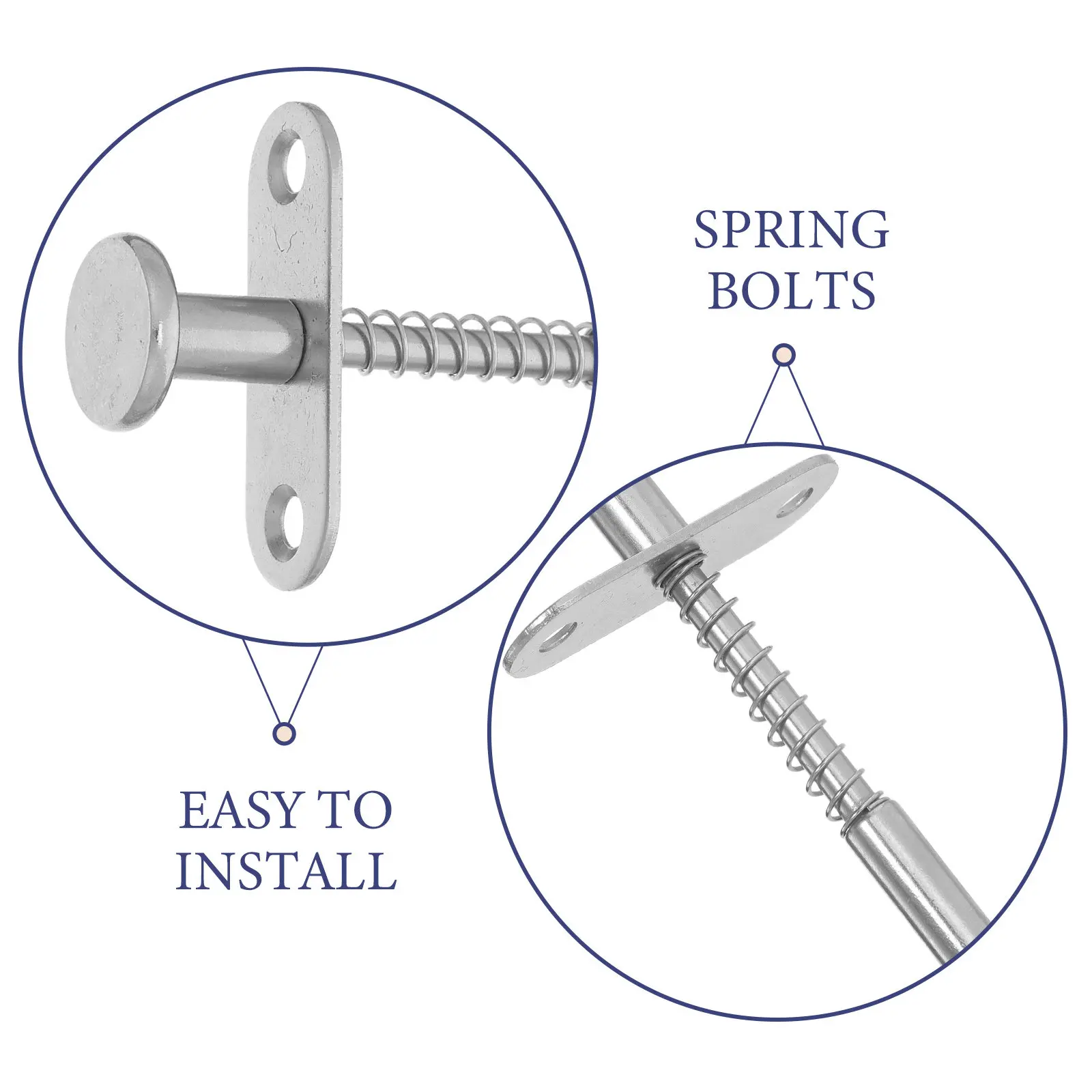 Фото 6 шт. запасных частей для детской кроватки: регулируемые винты по высоте, фурнитура для детской кроватки, пружинные болты для кроватки, переключатель ящика, органайзер для хранения в детской комнате. №4