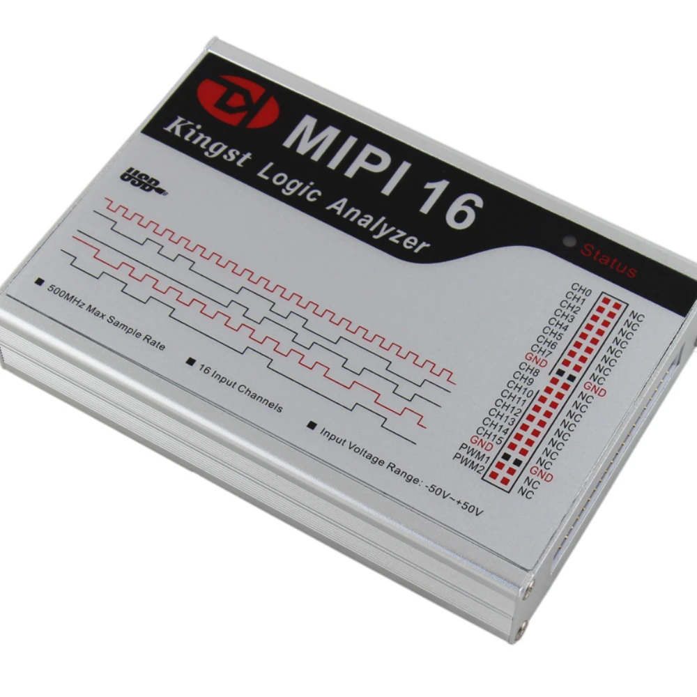 

Kingst MIPI Analyzer 16 Channels 500M Sampling Rate Logic Analyzer Support MIPI DSI