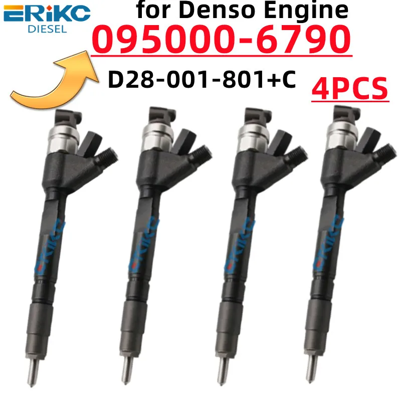 095000 -6790 Форсунка Common Fuel Rail -6791 для двигателя Denso D28-001-801+C