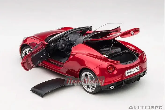 AUTOART 1/18 для Alfa Romeo 4C литая под давлением модель автомобиля имитация игрушки