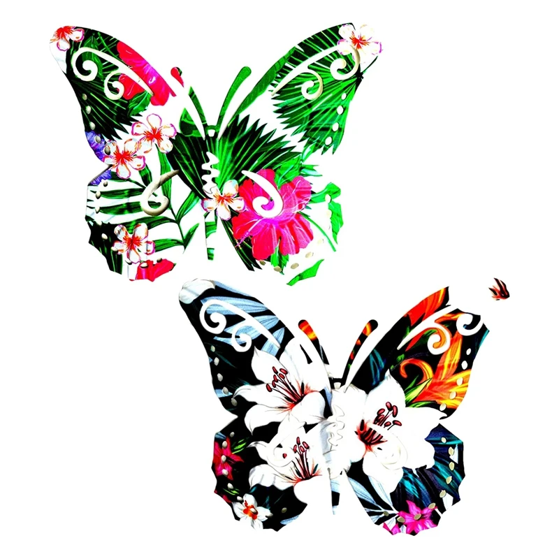 

Металлическое искусство стен, декор для улицы, 2 шт., декор для сада, дома и улицы