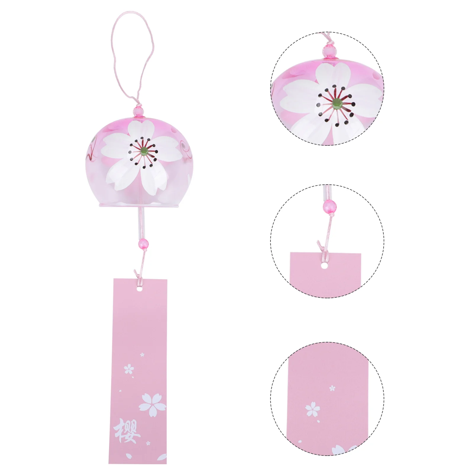 

Wind Chime Japanese Chimes Bells Bell Hanging Furin Garden Traditional Outdoor Pendant Charm Shui Feng Memorial Sympathy Luck