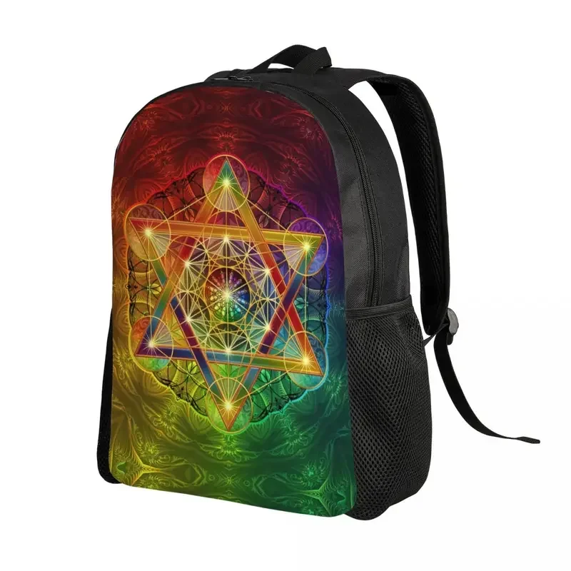 Рюкзаки Metatron'S Cube с Меркабой и цветком жизни для мужчин женщин повседневная