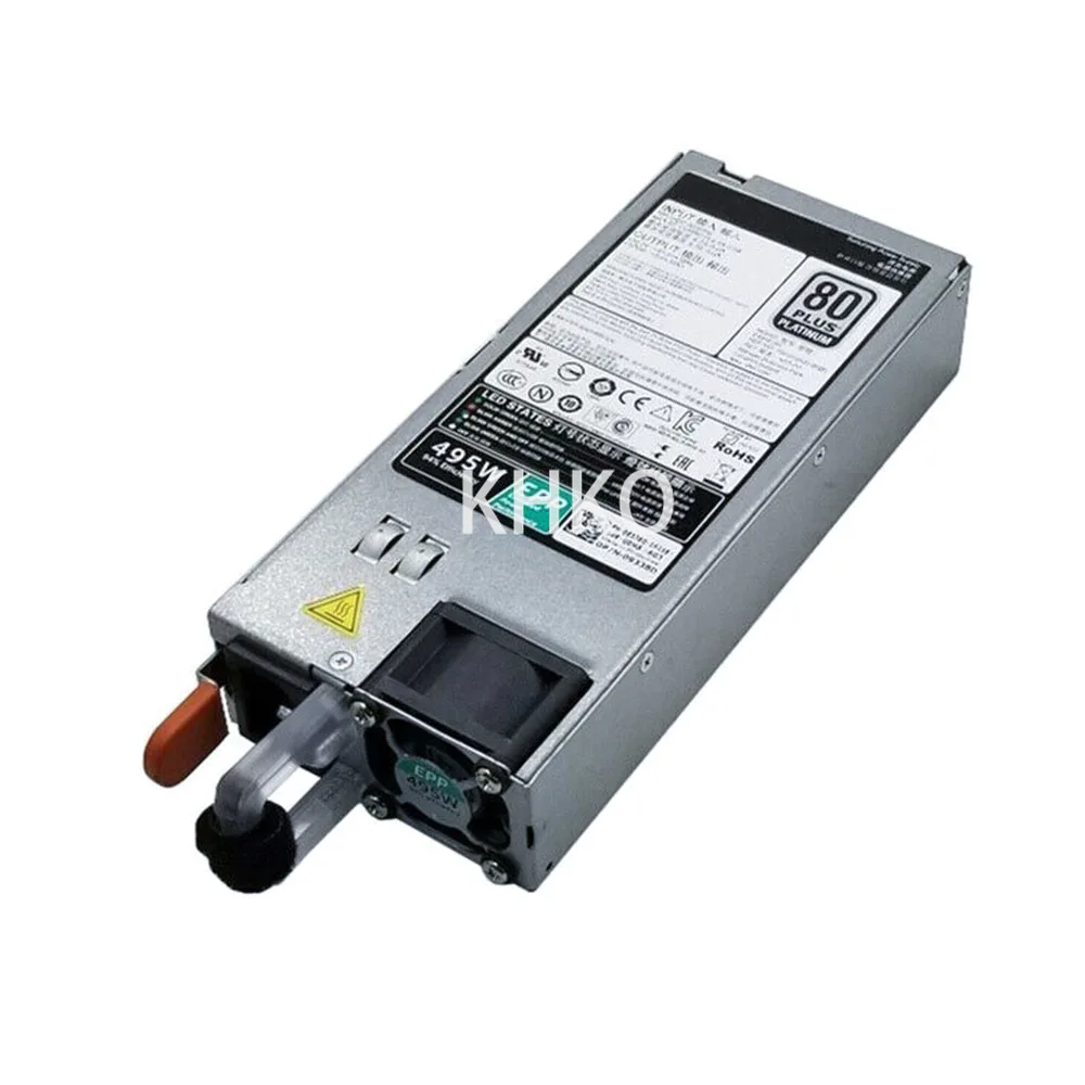 Оригинальный блок питания 495 Вт 9338D EPP для PowerEdge R530 R630 R730 R640 R740 R730XD A06-00 80 Plus Platinum R630 R730