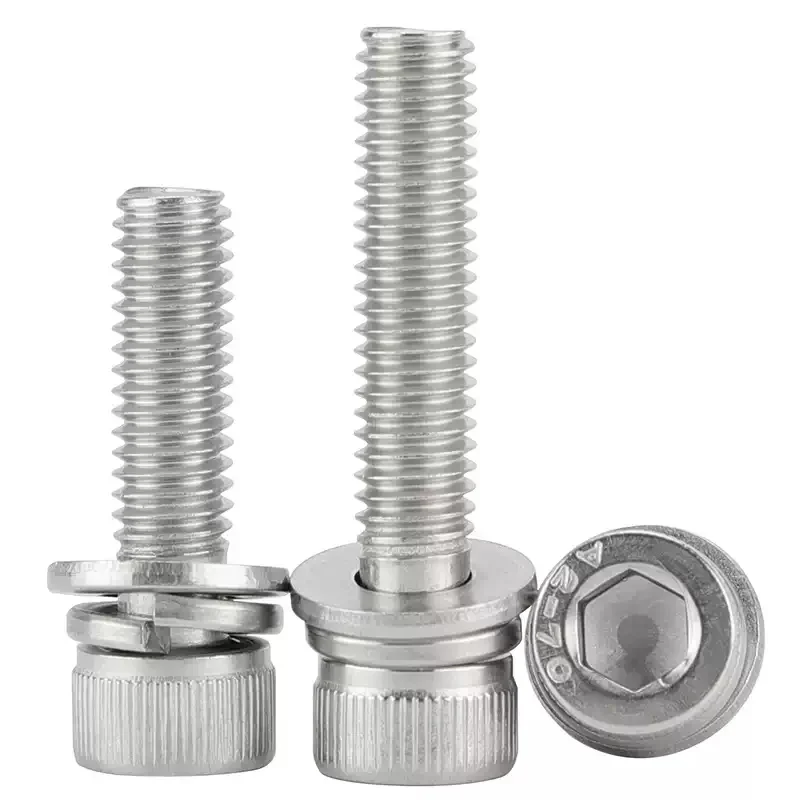 Винт M2-M12 с шестигранной головкой из нержавеющей стали 304 шестигранная головка