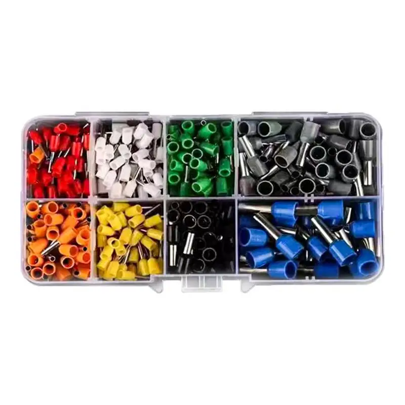 

Insulated Crimping Terminal Kit Multifunctional Block Cord End Wire Connector For Household Batteries Switches