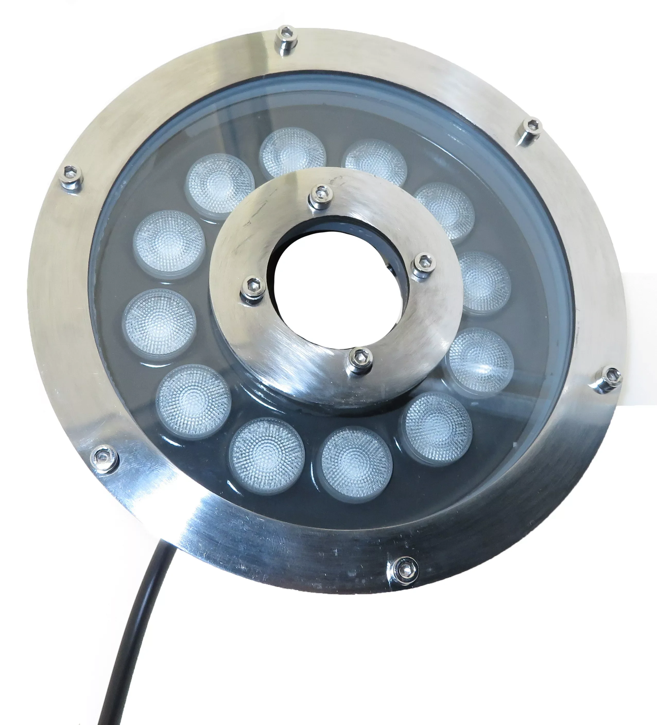 

12W LED Fountain Lamp RGB 3in1 AC24V 3535 Automatic Change Color 12W DC24V 3030 DMX512 RGB Colour IP68 Swimming Pool light DIY