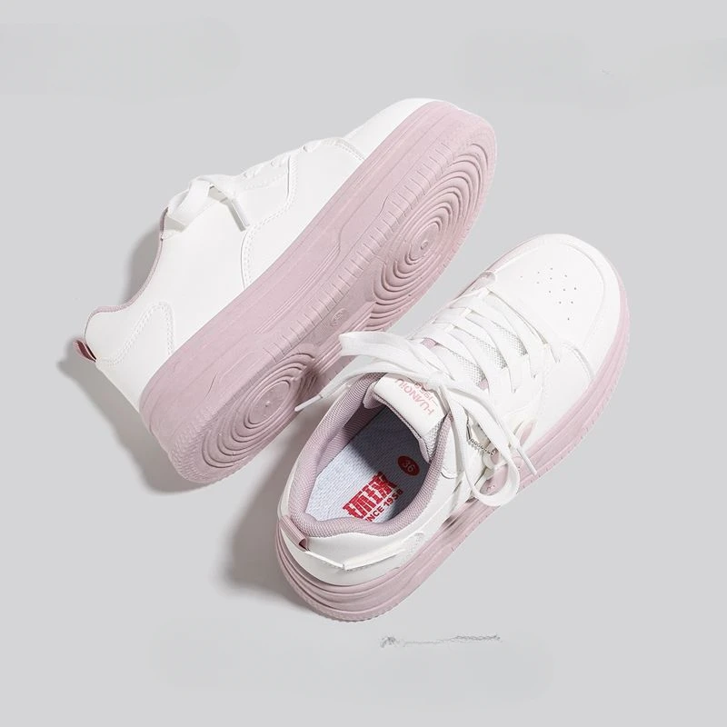 SHANPA туфли на платформе с милым кроликом розовые шикарные дышащие для скейтборда