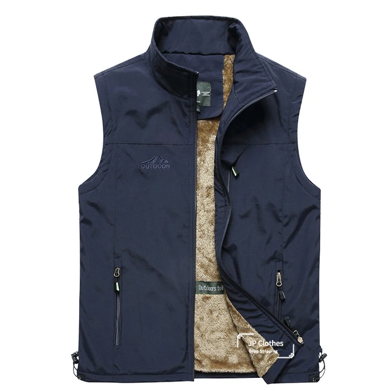 

Мужской весенне-осенний мягкий уличный Повседневный жилет для фотосъемки рыбалки карго безрукавка флисовая майка для мужчин