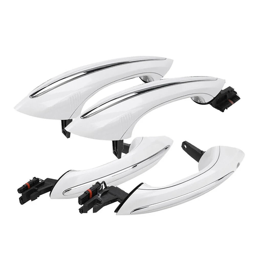 

4PCS Car Exterior Door Handle with Comfort Access for - 5 6 7 Series 525 528 530 F07 F10 F11 F06 F12 F13 F01 F02