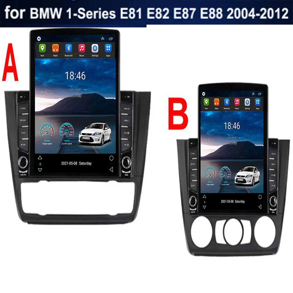 

Android 12 Vertical Style Tesla Screen Car Radio GPS Navigation Multimedia Player For Bmw 1-Series E81 E82 E87 E88 2004-2012