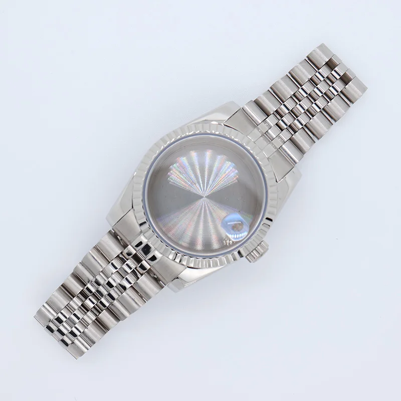 Фото Серебряные корпуса для часов Datejust 36/39 мм, браслет из нержавеющей стали для Seiko GMT, сапфировое стекло, мужские механические запасные части №2