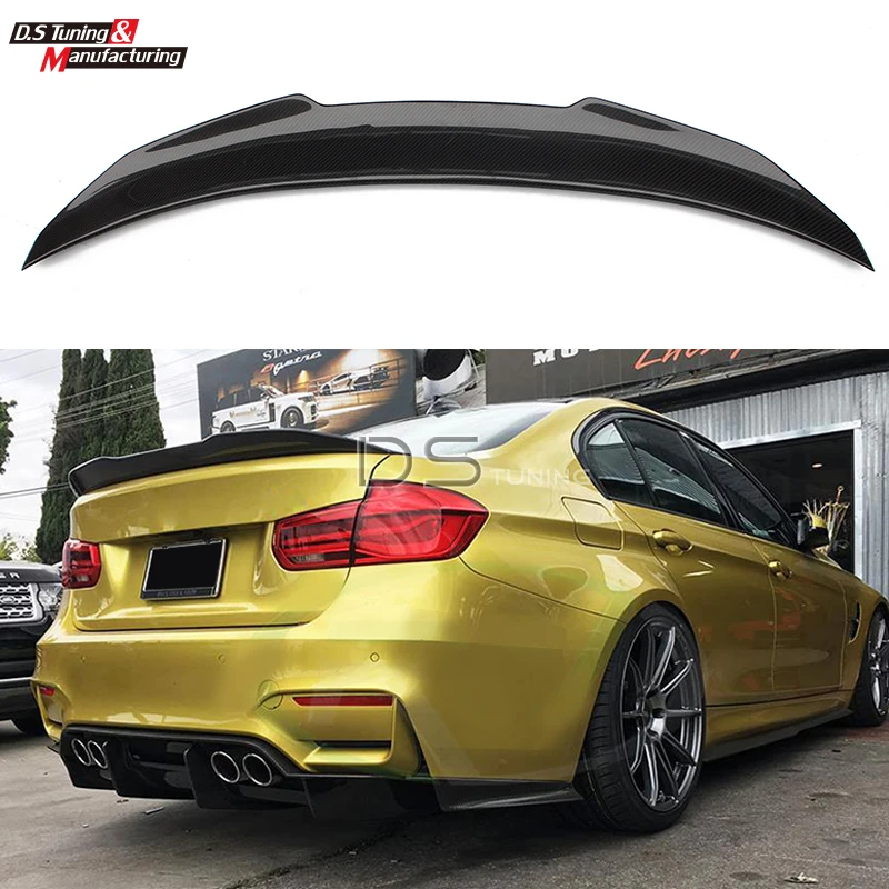 

Rear Trunk Spoiler Wing Real Carbon Fiber For BMW 3 Series F30 F80 M3 4-door Sedan 2012-2019 Car Accessories Roof Boot Lid Lip
